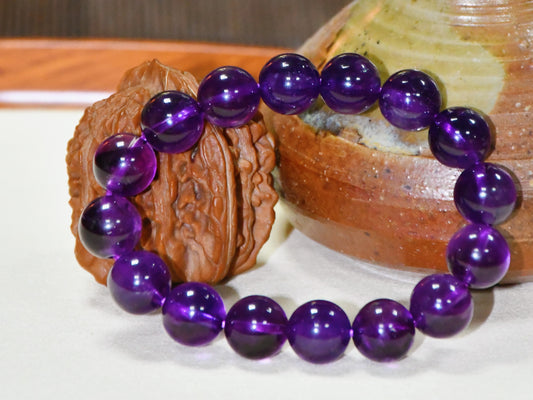 Ritual-Blessed Amethyst Handmade Fengshui Bracelet