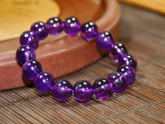 Ritual-Blessed Amethyst Handmade Fengshui Bracelet