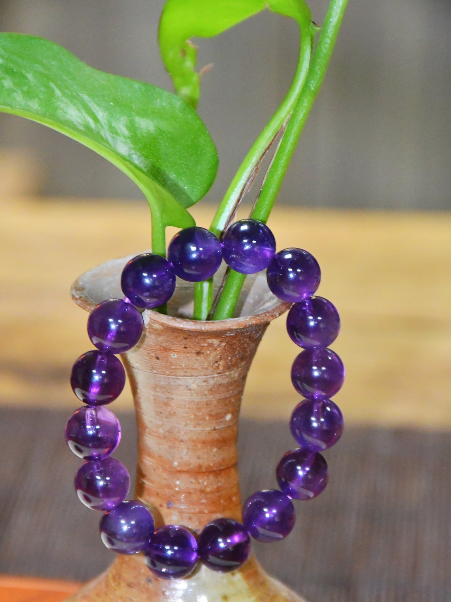 Ritual-Blessed Amethyst Handmade Fengshui Bracelet