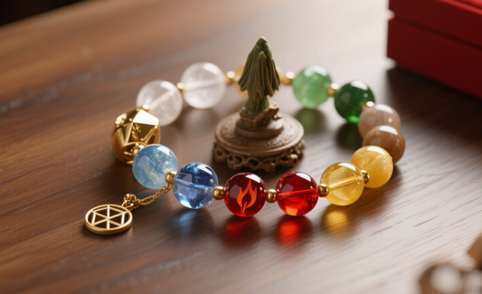 Personalized Bazi Talisman Bracelet | Fengshui Five Element Balance